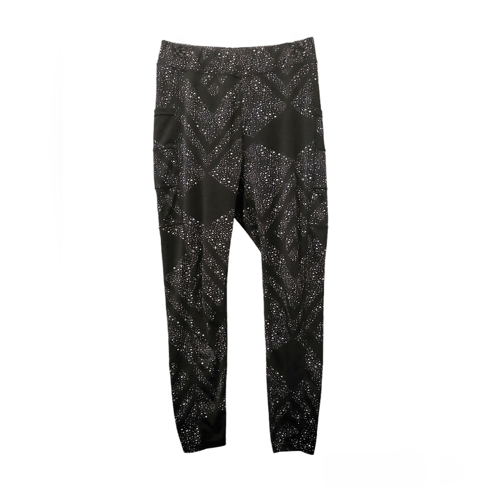 Black and White Speckled POP Fit Leggings -- Stella